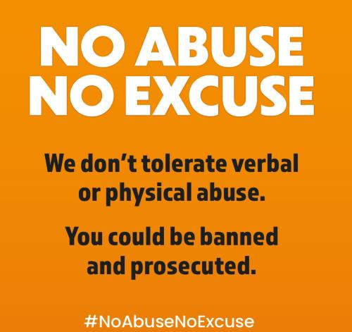 No Abuse No Excuse campaign logo